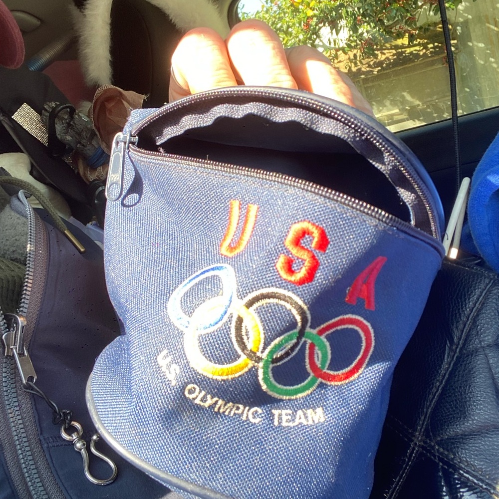 1996 Atlanta Summer Games Bag with Olympic Rings Design